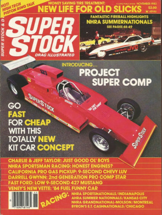SUPER STOCK 1983 NOV - LUV, BYRON, ARP, GWYNN, GRAND & SUMMER NATS 